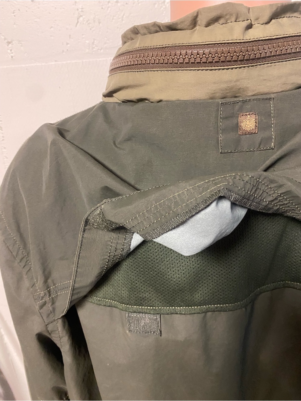 Men’s Territory Ahead Olive Green Hooded Jacket, Size XXL - Picture 5 of 12